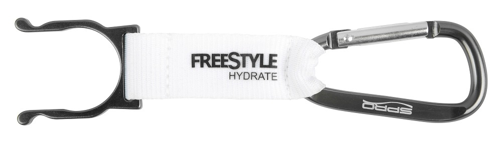 Spro freestyle bottle clip bílý