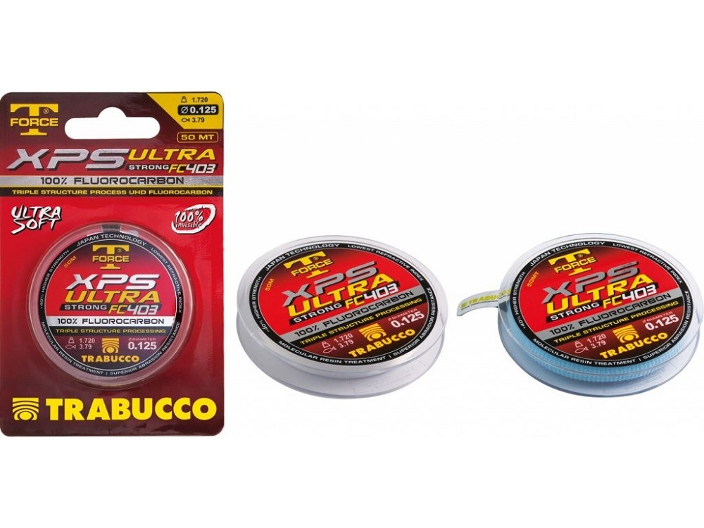 Trabucco vlasec t force xps ultra strong fc403 fluorocarbon 50 m - 0