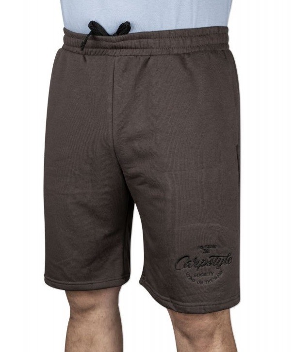 Carpstyle kraťasy brown forest shorts - velikost xl
