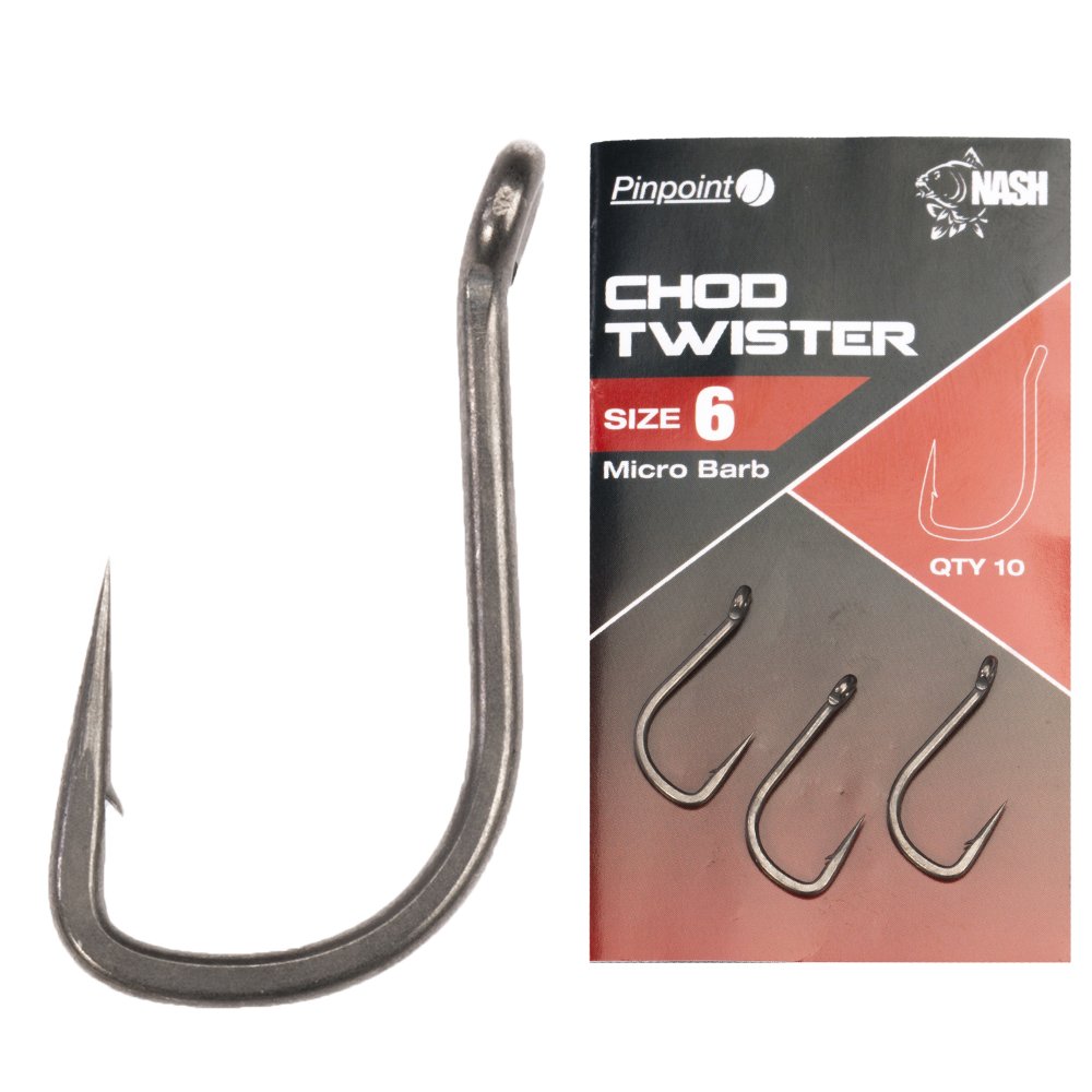 Nash háčky pinpoint chod twister micro barbed-velikost 4