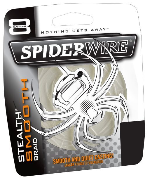 Spiderwire splétaná šňůra stealth smooth 8 průhledná-průměr 0