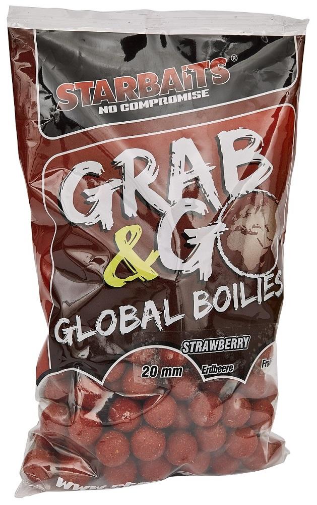 Starbaits boilies g&g global strawberry jam - 1 kg 14 mm