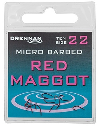 Drennan háčky red maggot - velikost 18