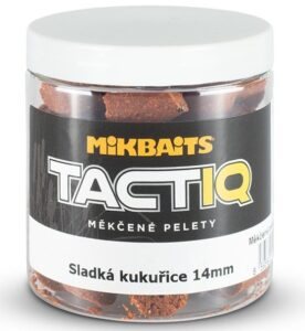 Mikbaits měkčené pelety tactiq 250 ml 14 mm-sladká kukuřice