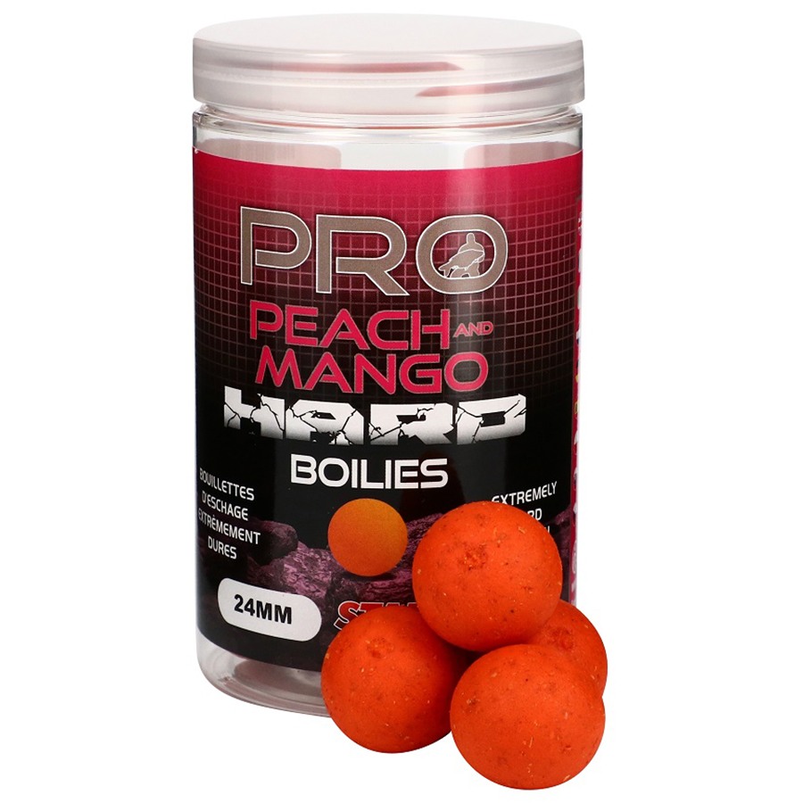 Starbaits boilie hard baits peach & mango 200 g - 24 mm