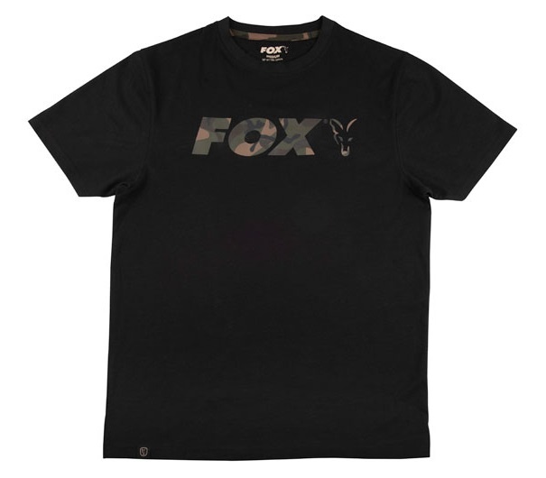 Fox triko black camo chest print t-shirt - xl