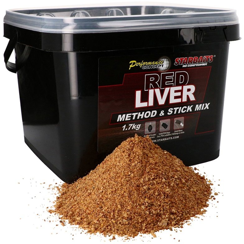 Starbaits method stick mix red liver 1