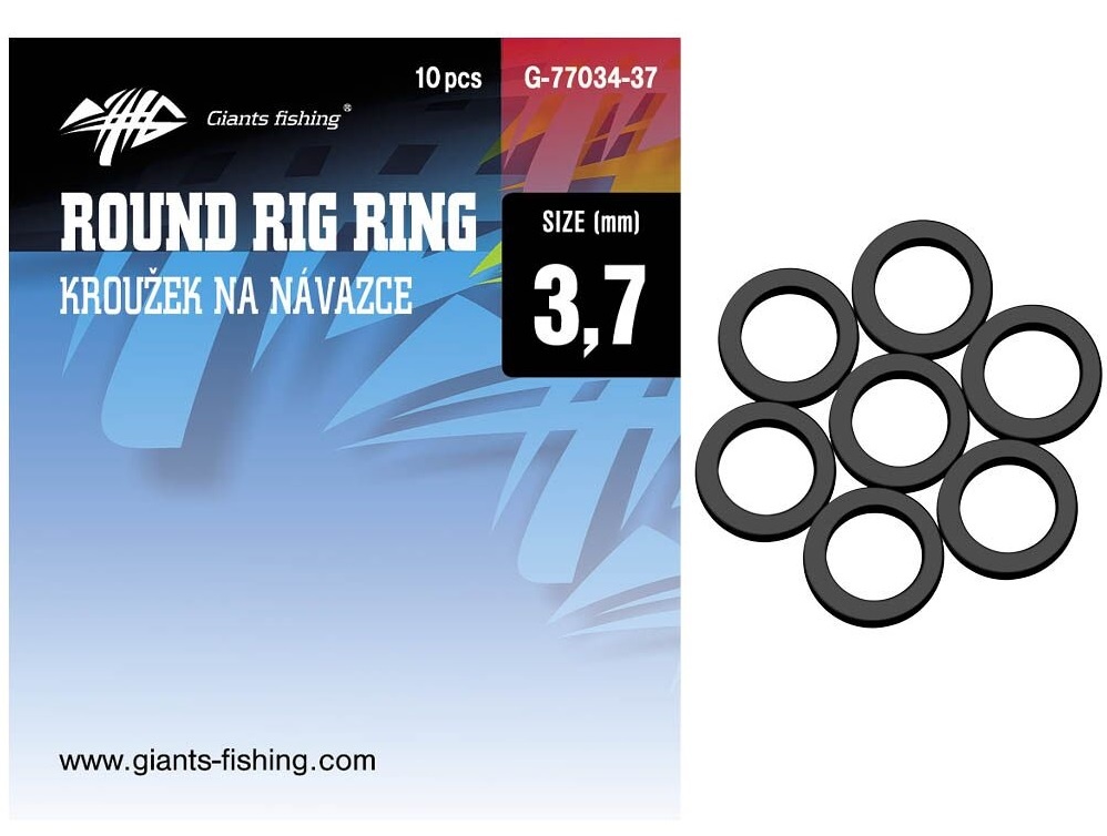 Giants fishing kroužek round rig ring 10 ks - velikost 3