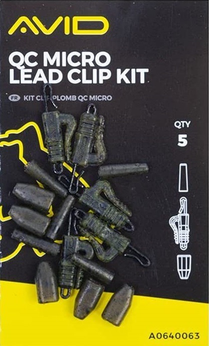 Avid carp závěska qc micro lead clip kit