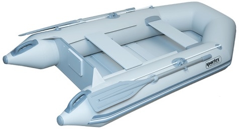 Sportex nafukovací čluny shelf 230f lamelová podlaha s úchyty fasten šedý 2x lavička