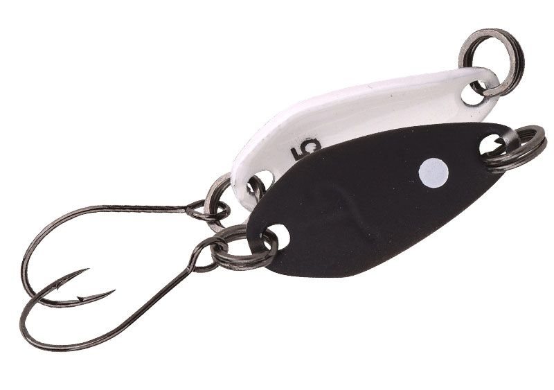 Spro plandavka trout master incy spoon black white - 2