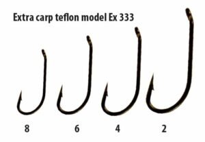 Extra carp háčky teflon série ex 333 ( 10ks v balení)-velikost 6