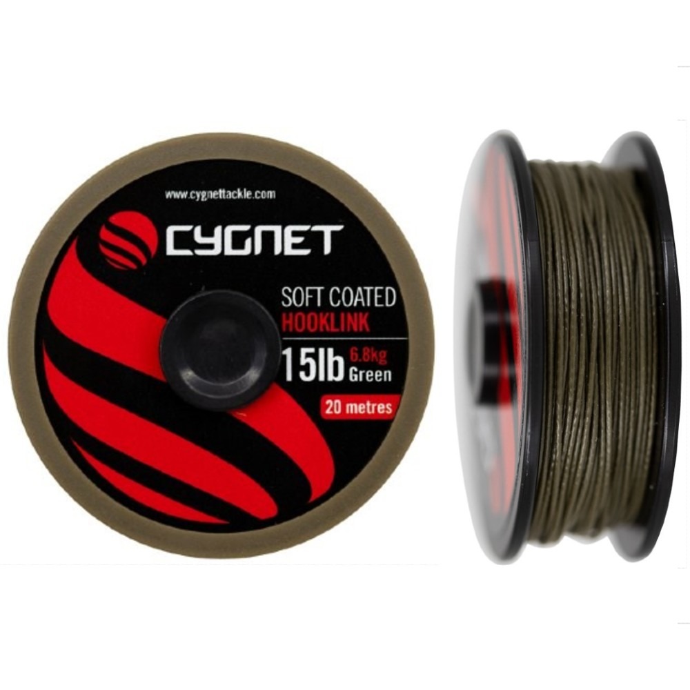 Cygnet návazcová šňůra soft coated hooklink 20 m - 20 lb 9
