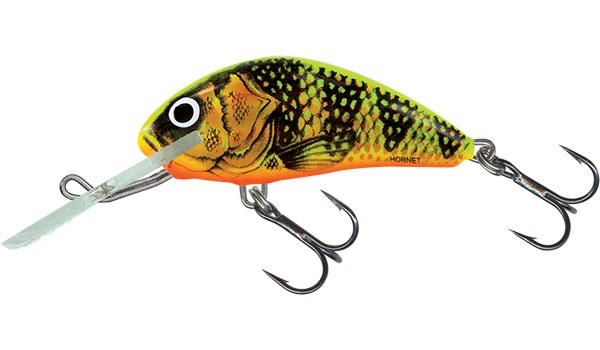 Salmo wobler hornet floating gold fluo perch-3