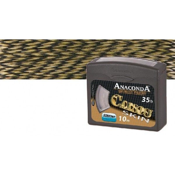 Anaconda návazcová šňůra gentle link 10 m camo - nosnost 35lb