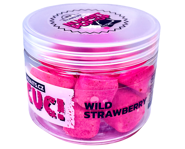 Lk baits cuc nugget pop-up fluoro 150 ml 17 mm - wild strawberry