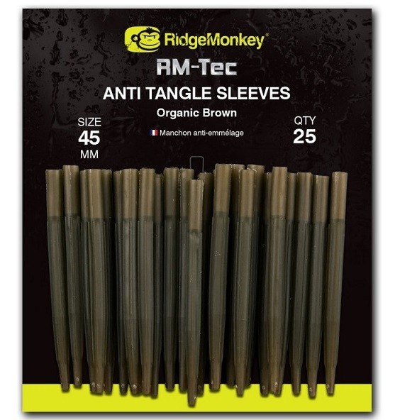 Ridgemonkey převleky proti zamotání anti tangle-45 mm organic brown