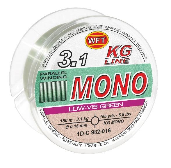 Wft vlasec kg mono green 150 m - 0