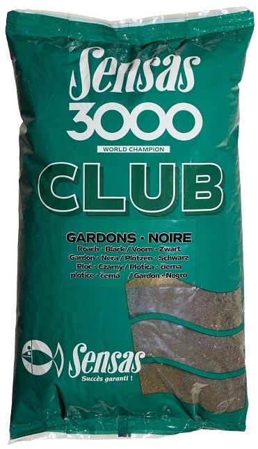 Sensas krmení 3000 club 1 kg - plotice černá