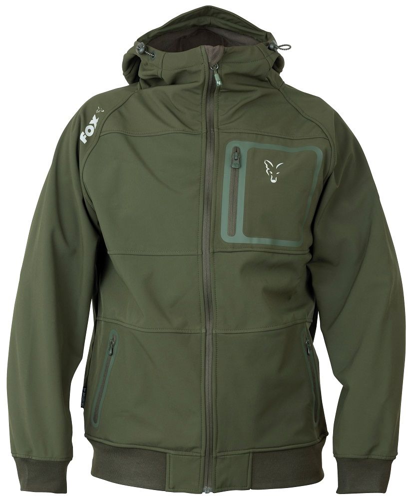 Fox mikina collection green silver shell hoodie-velikost m