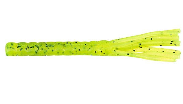 Fox rage gumová nástraha floating creature funky worm uv chartreuse - 6 ks 9 cm