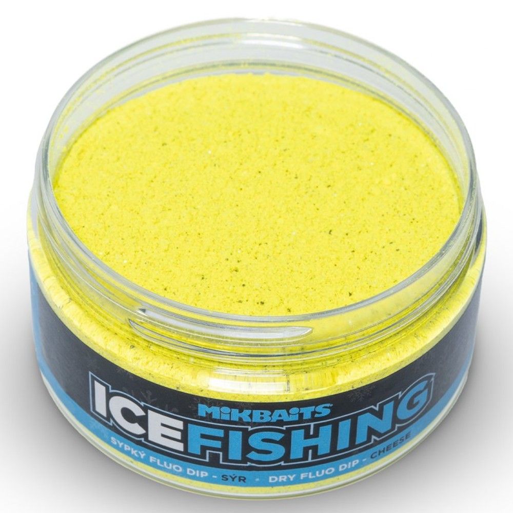 Mikbaits sypký fluo dip ice fishing sýr 100 ml