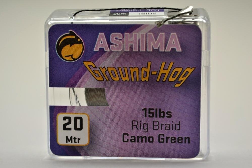 Ashima  extra potápivá návazcová šňůra ground-hog 20 m 15 lb -barva green