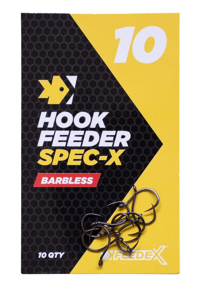 Feeder expert háčky spec-x hook bez protihrotu 10 ks - velikost 10