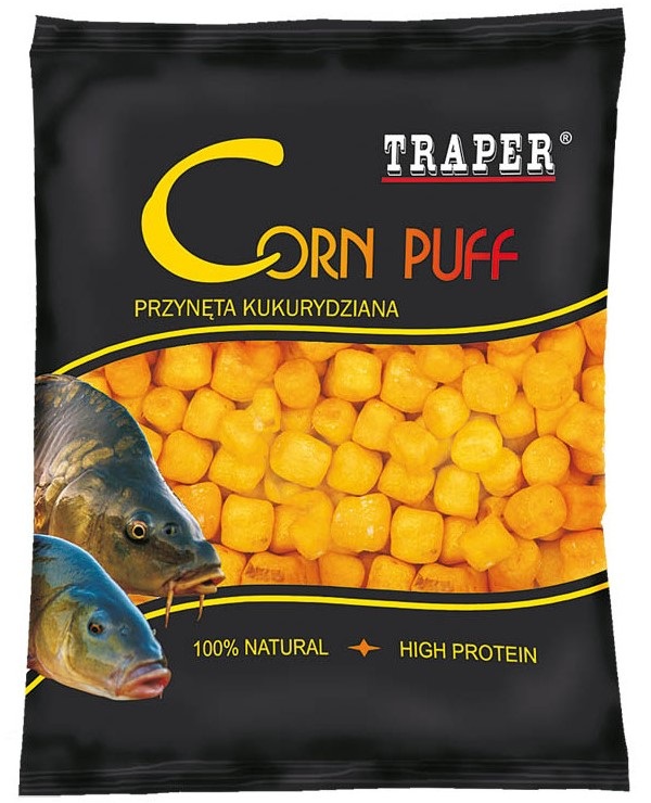 Traper pufovaná kukuřice corn puff patentka 20 g - 8 mm