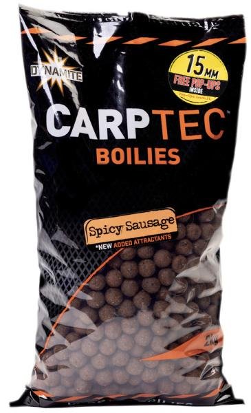 Dynamite baits boilies carptec spicy sausage - 1 kg 15 mm