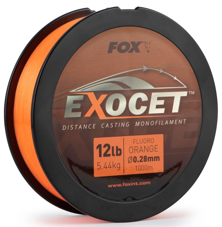 Fox vlasec exocet fluoro orange mono 1000 m - 0