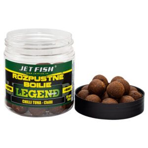 Jet fish rozpustné boilie legend range chilli tuna 250 ml - 24 mm