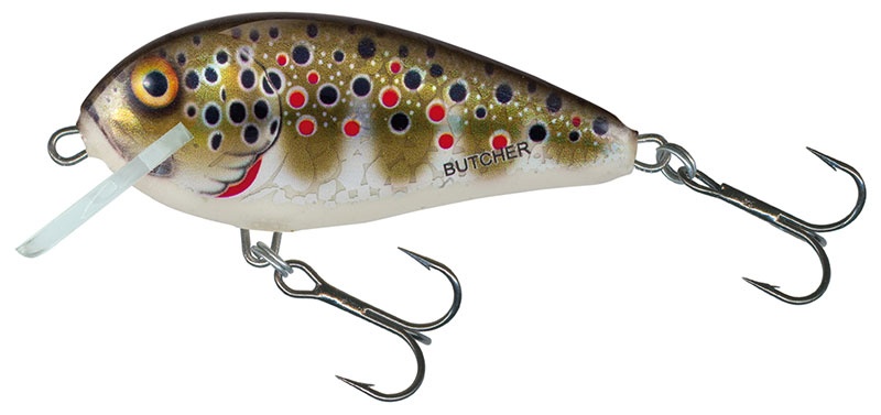 Salmo wobler butcher floating holographic brown trout 5 cm 5 g