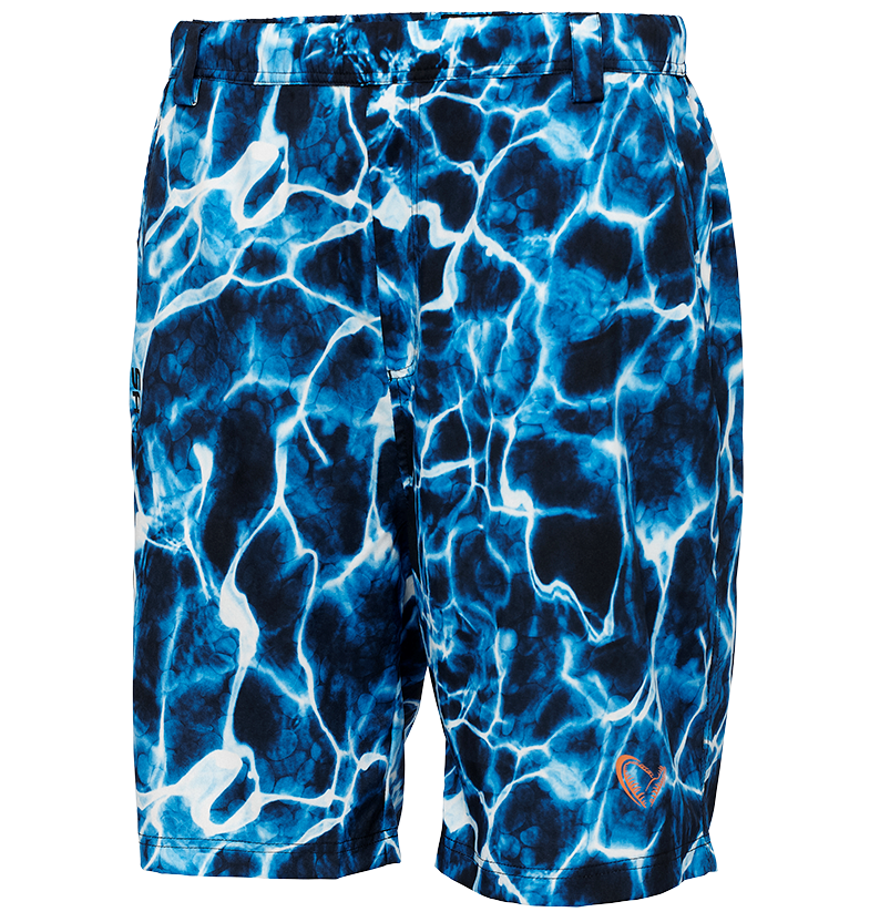 Savage gear kraťasy marine shorts sea blue - xl