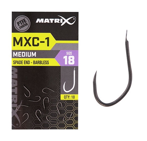 Matrix háčky mxc-1 barbless spade 10 ks - 20