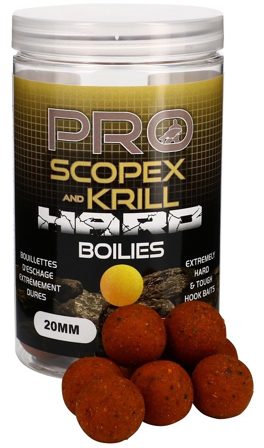 Starbaits boilie hard baits scopex krill 200 g - 24 mm