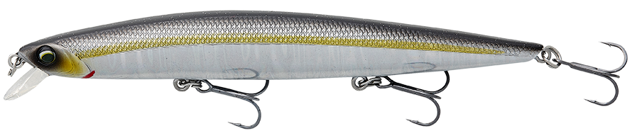 Savage gear wobler sea bass minnow sinking nero holo - 12 cm 14