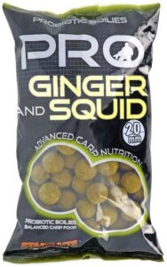 Starbaits boilies pro ginger squid - 1 kg 20 mm