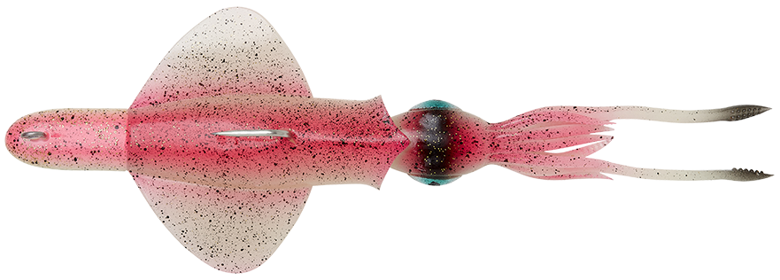 Savage gear swim squid rtf pink glow - 25 cm 200 g