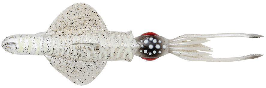 Savage gear swim squid rtf white glow cuttlefish - 18 cm 90 g
