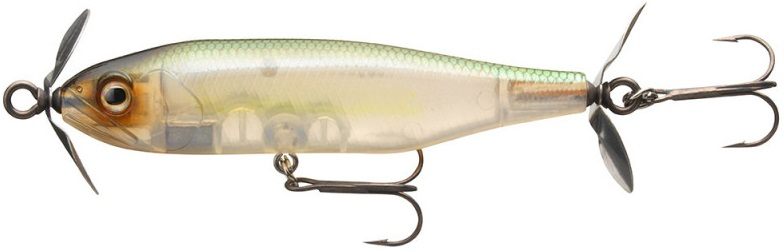 Daiwa wobler steez prop 85f natural ghost shad 8