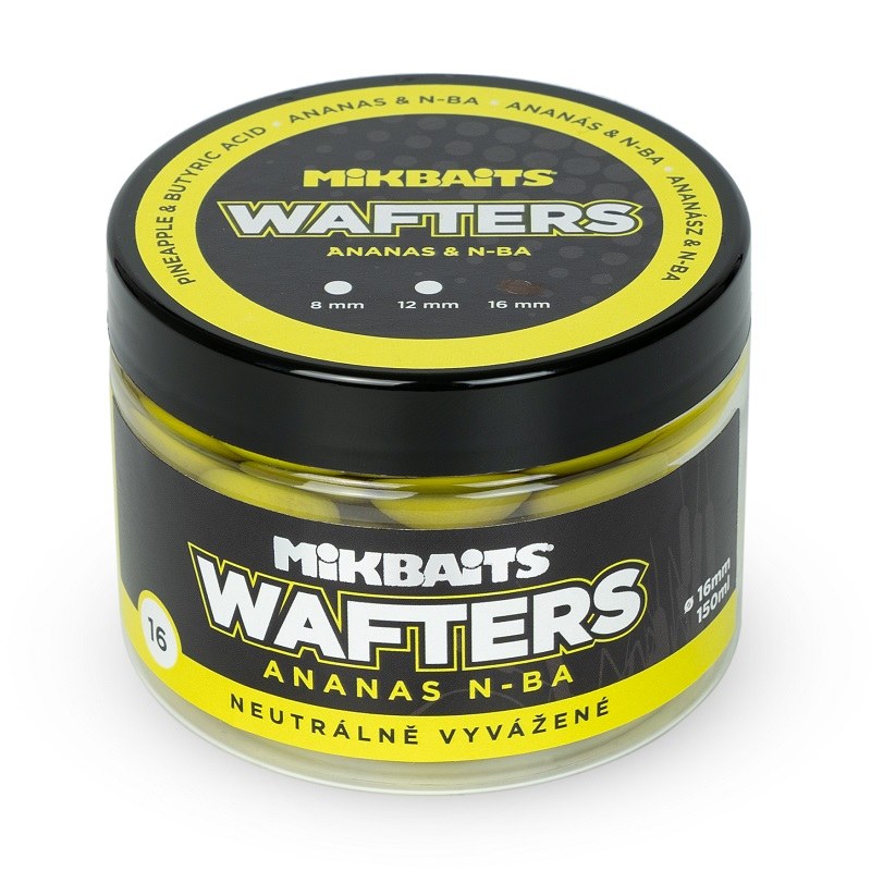 Mikbaits boilie wafters ananas nba 150 ml - 16 mm