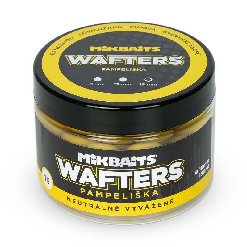 Mikbaits boilie wafters pampeliška 150 ml - 16 mm