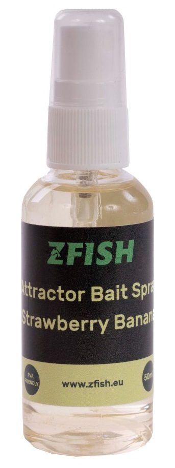 Zfish sprej attractor bait spray 50 ml - strawberry banana