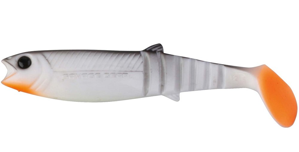 Savage gear gumová nástraha cannibal shad bulk white pearl-10 cm 9 g
