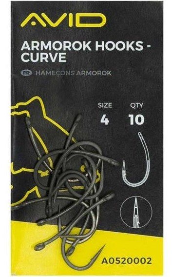 Avid carp háčky armorok hooks curve - 2