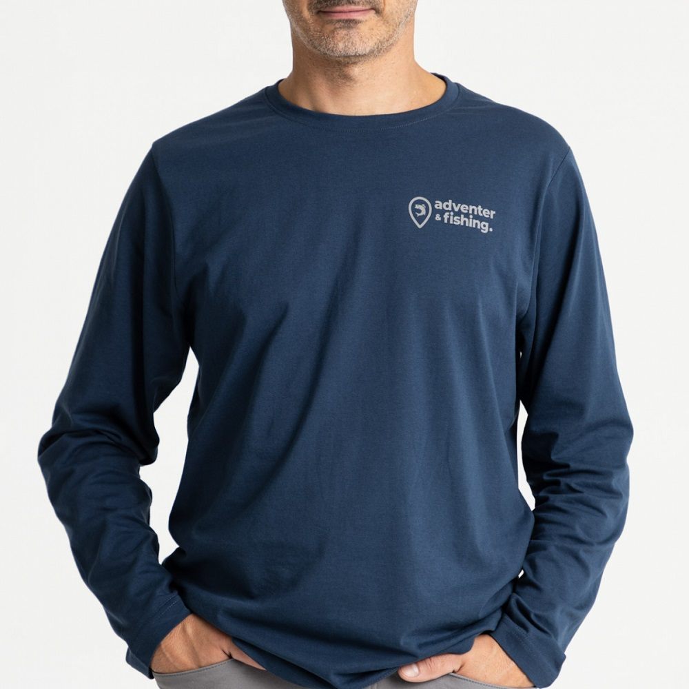 Adventer & fishing tričko dlouhý rukáv original adventer - velikost m