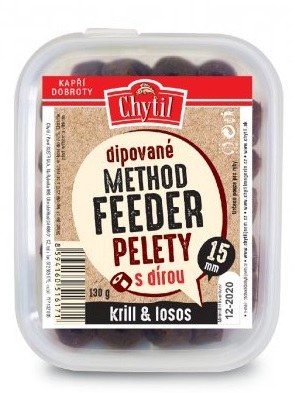 Chytil method feeder pelety krill losos - 15 mm 130 g