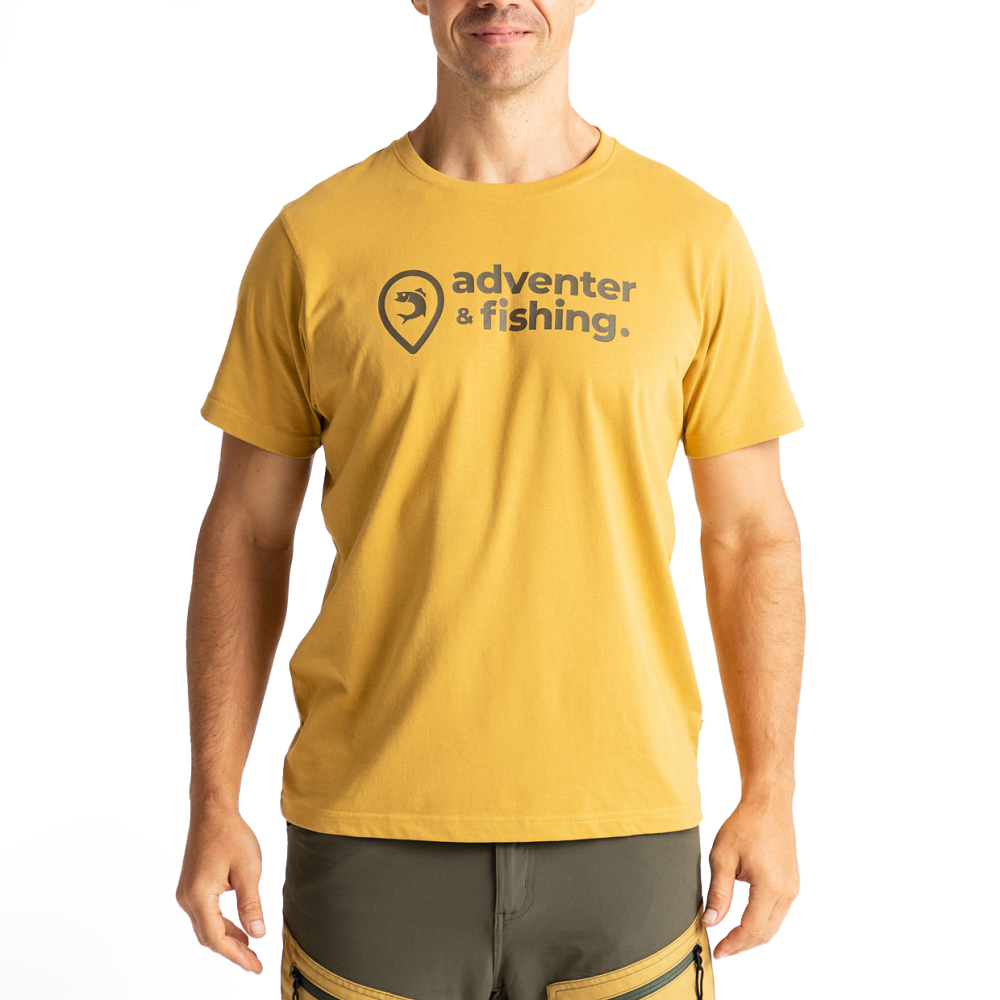 Adventer & fishing tričko sand - velikost m