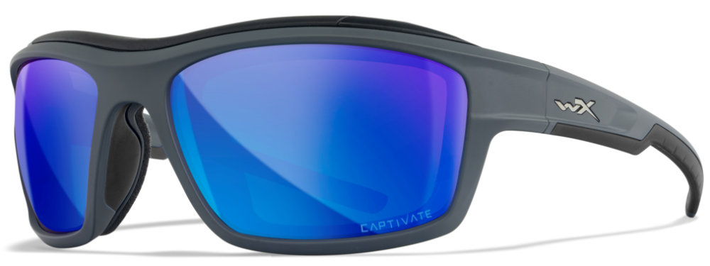 Wiley x polarizační brýle ozone captivate polarized blue mirror grey matte grey